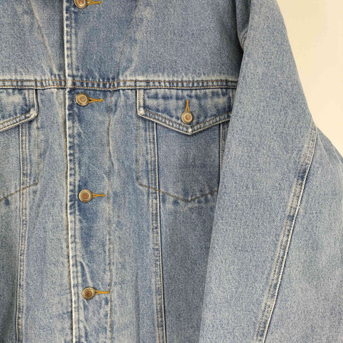 オールドネイビー OLD NAVY 90S 裏地キルティング デニムジャケット メンズ import:L